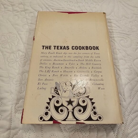 Vintage The Texas Cookbook By Mary Faulk Koock 1965 Hardcover First Edition - Picture 2 of 12